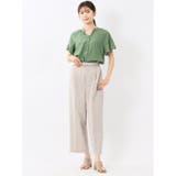 袖フリル前開き バンドカラーシャツ | TAKA-Q WOMEN | 詳細画像5