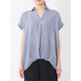 フロントタックかぶり スキッパーシャツ | TAKA-Q WOMEN | 詳細画像16