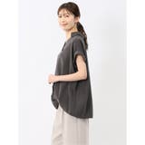 フロントタックかぶり スキッパーシャツ | TAKA-Q WOMEN | 詳細画像2
