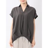 フロントタックかぶり スキッパーシャツ | TAKA-Q WOMEN | 詳細画像6