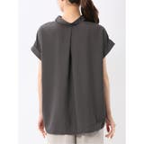 フロントタックかぶり スキッパーシャツ | TAKA-Q WOMEN | 詳細画像8