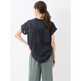 ダブルポケット バンドカラーシャツ | TAKA-Q WOMEN | 詳細画像13