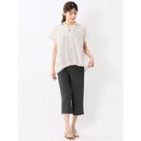 フロントタックかぶり スキッパーシャツ | TAKA-Q WOMEN | 詳細画像15