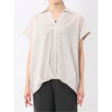 フロントタックかぶり スキッパーシャツ | TAKA-Q WOMEN | 詳細画像16