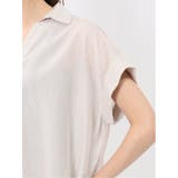 フロントタックかぶり スキッパーシャツ | TAKA-Q WOMEN | 詳細画像20