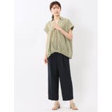 フロントタックかぶり スキッパーシャツ | TAKA-Q WOMEN | 詳細画像25