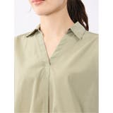 フロントタックかぶり スキッパーシャツ | TAKA-Q WOMEN | 詳細画像29
