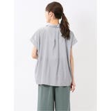 フロントタックかぶり スキッパーシャツ | TAKA-Q WOMEN | 詳細画像3