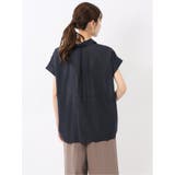 フロントタックかぶり スキッパーシャツ | TAKA-Q WOMEN | 詳細画像33