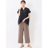 フロントタックかぶり スキッパーシャツ | TAKA-Q WOMEN | 詳細画像35