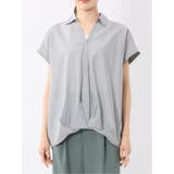 フロントタックかぶり スキッパーシャツ | TAKA-Q WOMEN | 詳細画像6