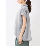 フロントタックかぶり スキッパーシャツ | TAKA-Q WOMEN | 詳細画像7