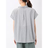 フロントタックかぶり スキッパーシャツ | TAKA-Q WOMEN | 詳細画像8