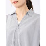 フロントタックかぶり スキッパーシャツ | TAKA-Q WOMEN | 詳細画像9