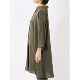 吸水速乾 7分袖 スキッパー シャツワンピース | TAKA-Q WOMEN | 詳細画像19