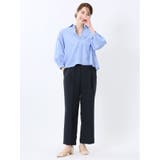 ランタンスリーブ ショートシャツ | TAKA-Q WOMEN | 詳細画像5