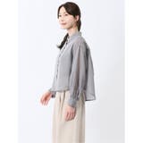 ショート シアー長袖シャツ | TAKA-Q WOMEN | 詳細画像12