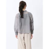 ショート シアー長袖シャツ | TAKA-Q WOMEN | 詳細画像13