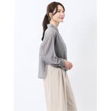 ショート シアー長袖シャツ | TAKA-Q WOMEN | 詳細画像14