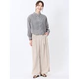 ショート シアー長袖シャツ | TAKA-Q WOMEN | 詳細画像15