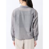 ショート シアー長袖シャツ | TAKA-Q WOMEN | 詳細画像18