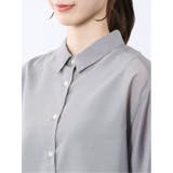 ショート シアー長袖シャツ | TAKA-Q WOMEN | 詳細画像19