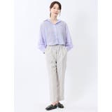 ショート シアー長袖シャツ | TAKA-Q WOMEN | 詳細画像25