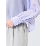 ショート シアー長袖シャツ | TAKA-Q WOMEN | 詳細画像30