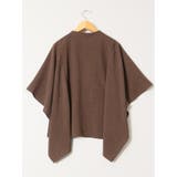 麻調合繊 スキッパー ケープブラウス | TAKA-Q WOMEN | 詳細画像2 