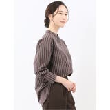 マオカラー 長袖ブラウス | TAKA-Q WOMEN | 詳細画像4 
