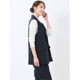 麻調合繊 テーラード ロングジレ(セットアップ可能) | TAKA-Q WOMEN | 詳細画像14