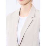 麻調合繊 テーラード ロングジレ(セットアップ可能) | TAKA-Q WOMEN | 詳細画像9