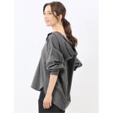 マイクロサキソニー シャツアウター | TAKA-Q WOMEN | 詳細画像2 