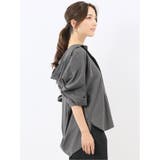 マイクロサキソニー シャツアウター | TAKA-Q WOMEN | 詳細画像4 