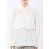 ビスチェ&レギュラーカラー長袖シャツ アンサンブル | TAKA-Q WOMEN | 詳細画像6 