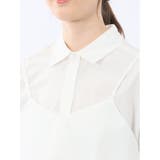 ビスチェ&レギュラーカラー長袖シャツ アンサンブル | TAKA-Q WOMEN | 詳細画像9 