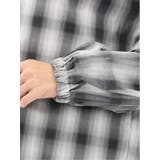 綿混ブロード チェック柄 シャツアウター | TAKA-Q WOMEN | 詳細画像10 