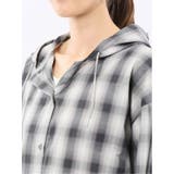 綿混ブロード チェック柄 シャツアウター | TAKA-Q WOMEN | 詳細画像9 