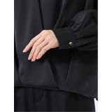 光沢サテン 長袖プルオーバーブラウス(セットアップ可能) | TAKA-Q WOMEN | 詳細画像24