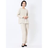 ツイードペプラム 長袖プルオーバーブラウス(セットアップ可能) | TAKA-Q WOMEN | 詳細画像18 