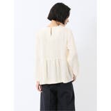 ツイードペプラム 長袖プルオーバーブラウス(セットアップ可能) | TAKA-Q WOMEN | 詳細画像3 