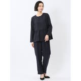 ツイードペプラム 長袖プルオーバーブラウス(セットアップ可能) | TAKA-Q WOMEN | 詳細画像31 