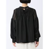 レースサテン 長袖プルオーバーブラウス | TAKA-Q WOMEN | 詳細画像21 