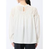 レースサテン 長袖プルオーバーブラウス | TAKA-Q WOMEN | 詳細画像8 