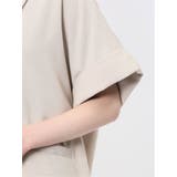 タンブラーオックス 半袖ジャケット(セットアップ可能) | TAKA-Q WOMEN | 詳細画像10