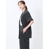 タンブラーオックス 半袖ジャケット(セットアップ可能) | TAKA-Q WOMEN | 詳細画像16