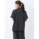 タンブラーオックス 半袖ジャケット(セットアップ可能) | TAKA-Q WOMEN | 詳細画像17