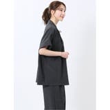タンブラーオックス 半袖ジャケット(セットアップ可能) | TAKA-Q WOMEN | 詳細画像18
