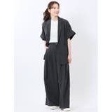タンブラーオックス 半袖ジャケット(セットアップ可能) | TAKA-Q WOMEN | 詳細画像19