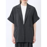 タンブラーオックス 半袖ジャケット(セットアップ可能) | TAKA-Q WOMEN | 詳細画像20